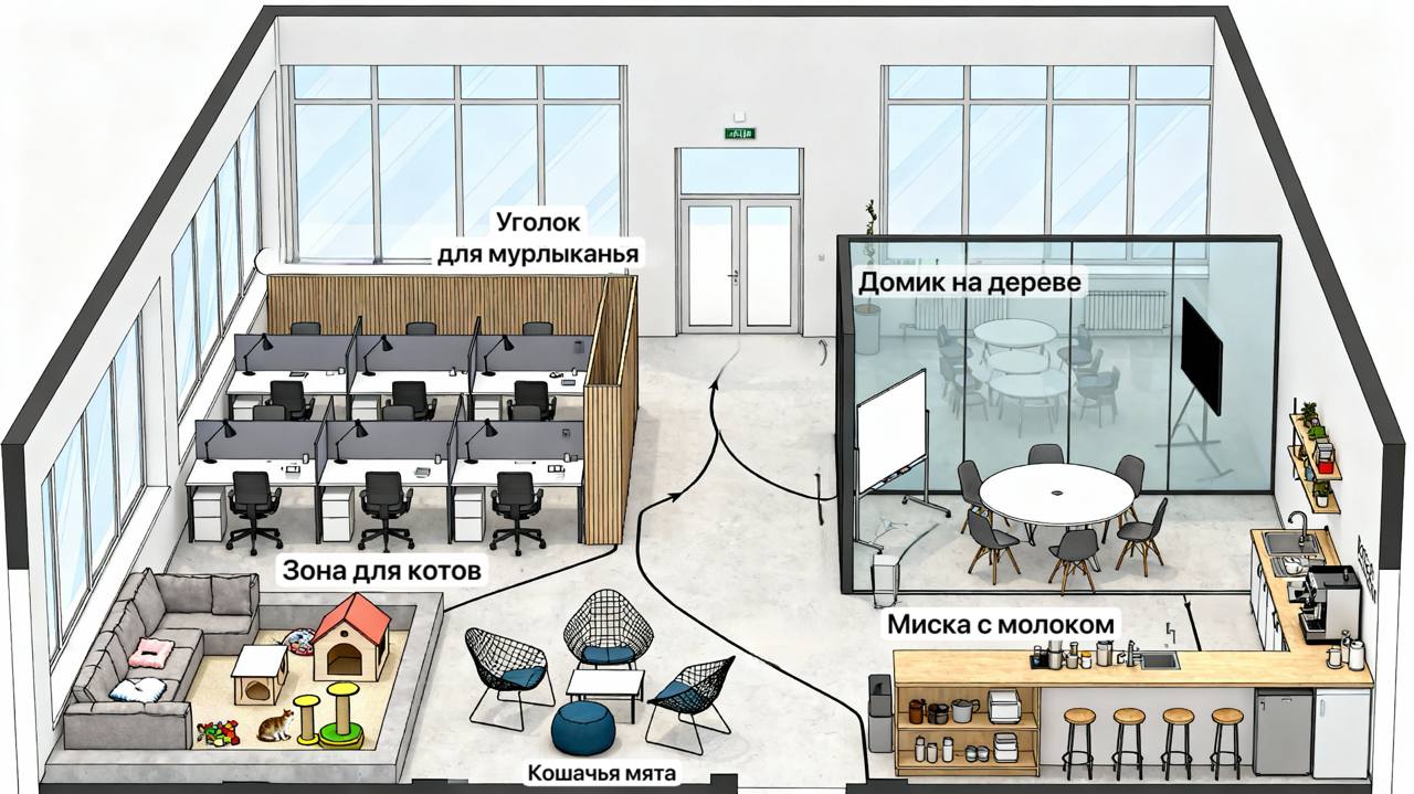 План локации CatWorking
